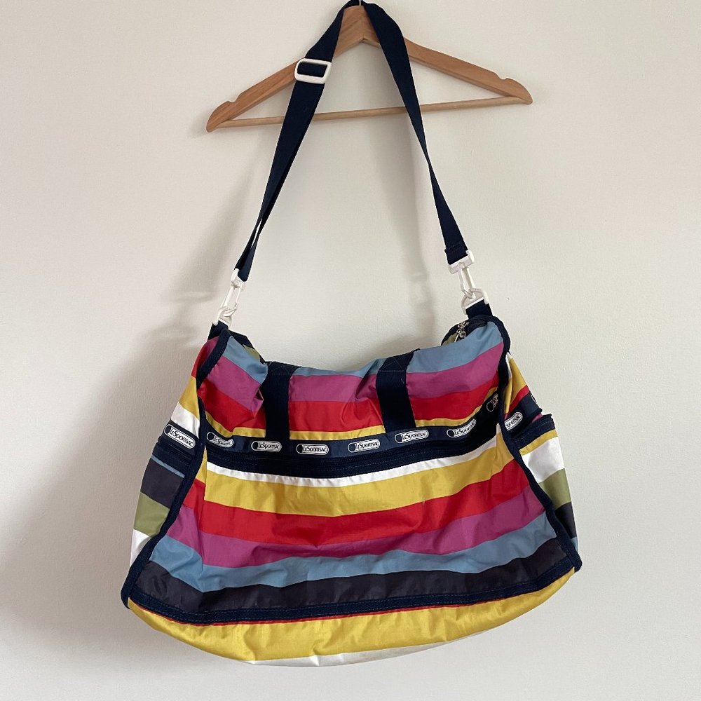 LeSportsac Striped Weekender Bag